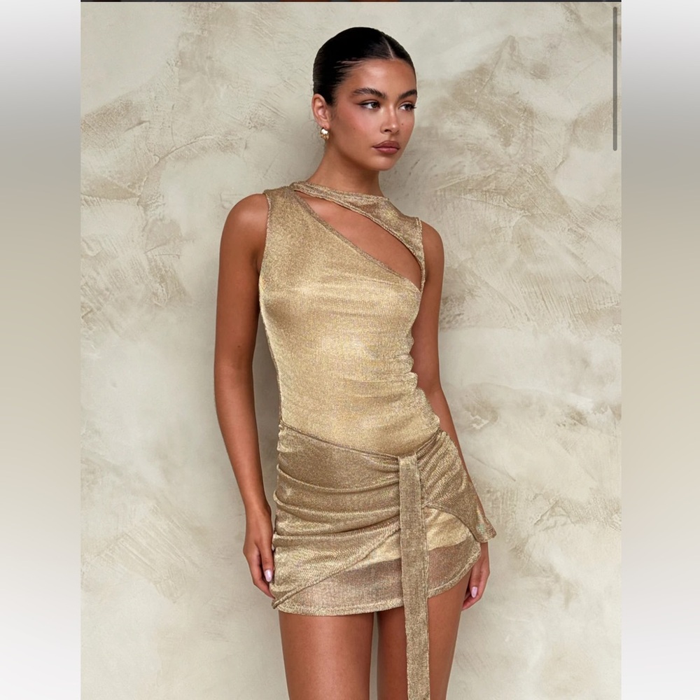Tiger Mist AZELMA DRESS Gold